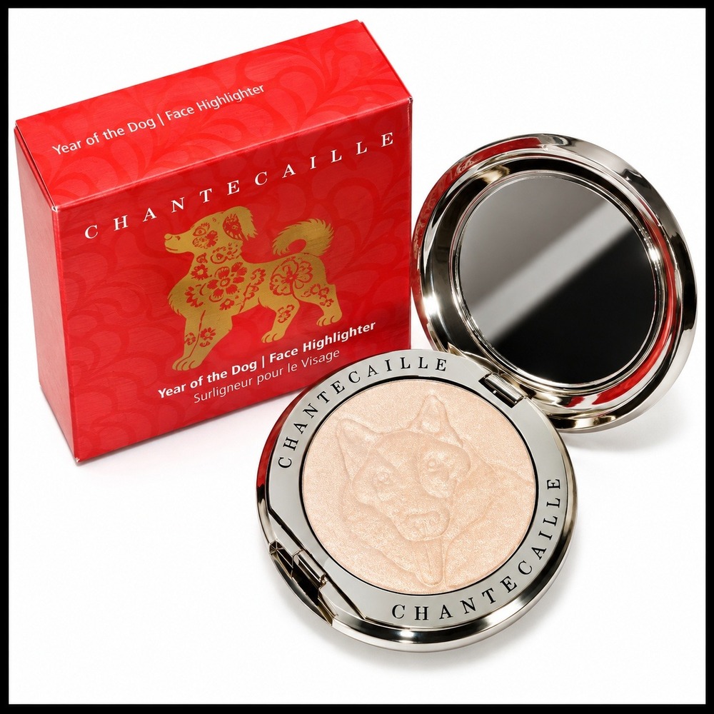 Chantecaille Year of the Dog Face Highlighter Pearly All Over Powder Full size